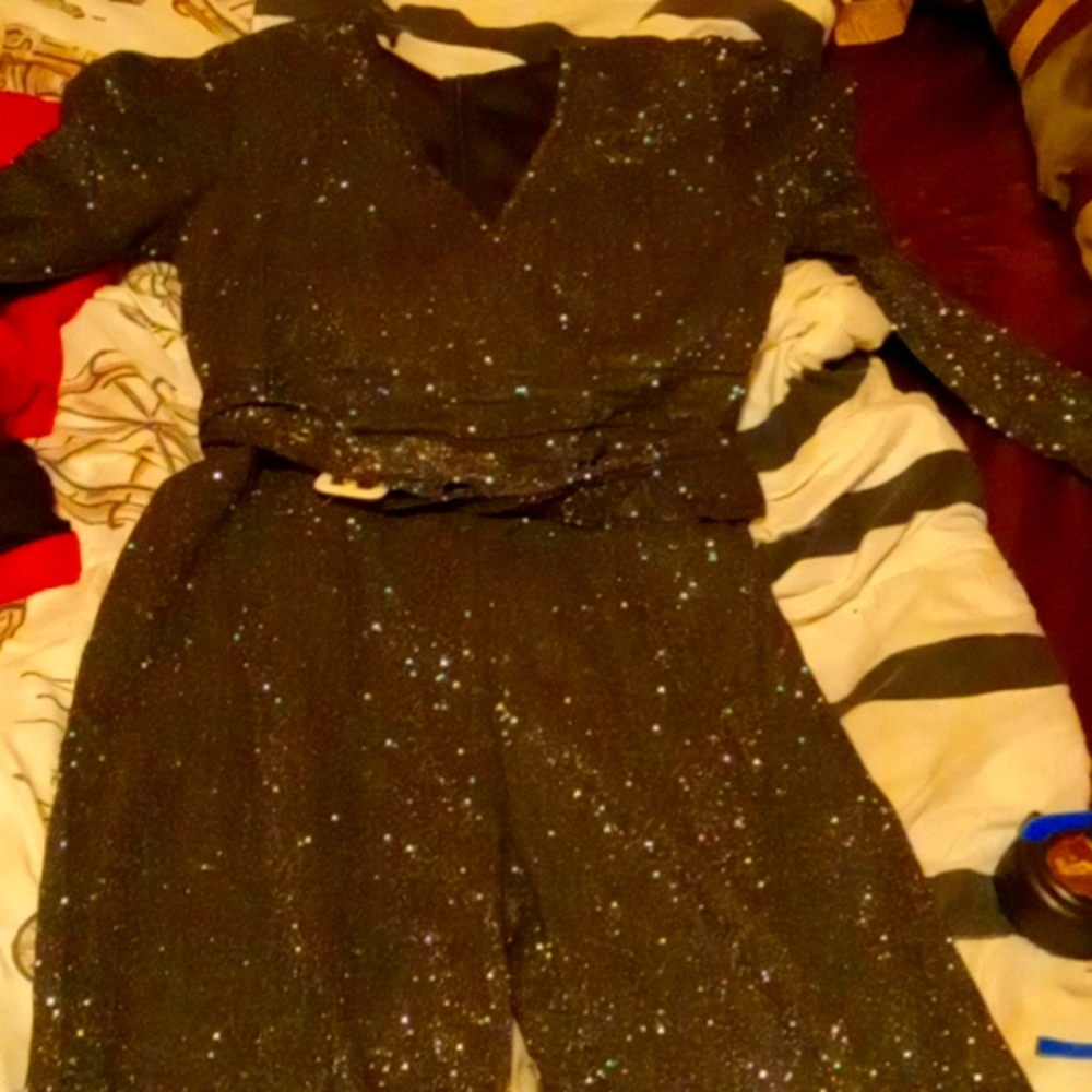 Black jumper  sliver Sparkles